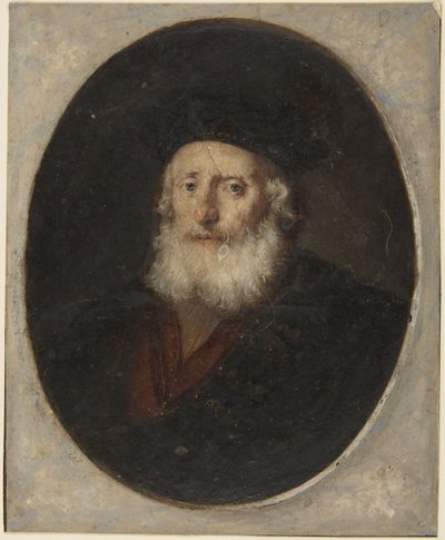 Stařec v toke od Rembrandt van Rijn