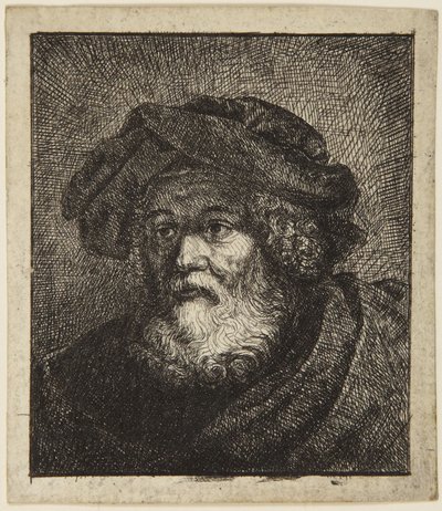 Stařec v čepici od Rembrandt van Rijn
