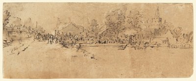 Pohled na Diemen od Rembrandt van Rijn