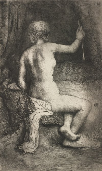 Žena s šípem, 1661. od Rembrandt van Rijn