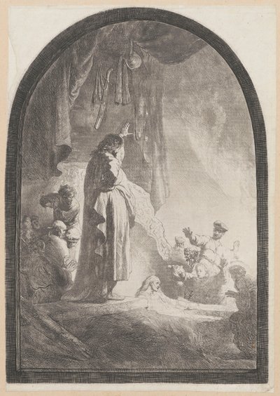 Vzkříšení Lazara (velký obraz) od Rembrandt van Rijn