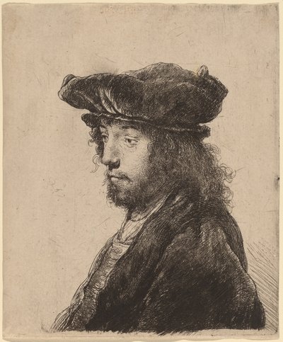 Čtvrtá orientální hlava od Rembrandt van Rijn and Studio of Rembrandt