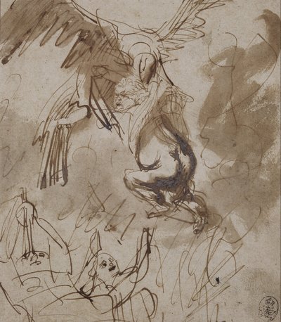 Znásilnění Ganymeda od Rembrandt van Rijn