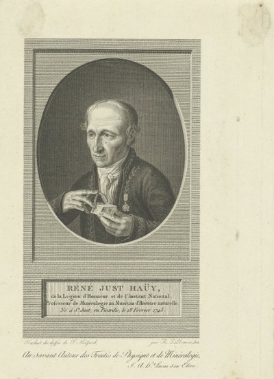 Portrét René-Just Haüy 1743-1822, 1804. od Remi Henri Joseph Delvaux