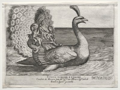Námořní boj Zastoupen na řece Arno ve Florencii, pro sňatek Cosima di Medici, 1608. od Remigio Cantagallina