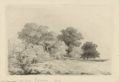 Farma u plotu od Remigius Adrianus Haanen