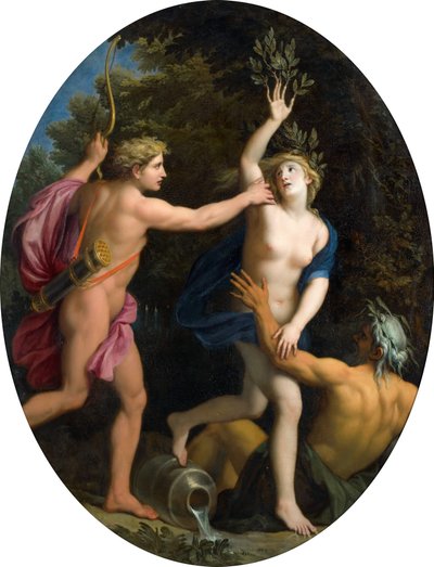 Apollo a Dafné od René Antoine Houasse