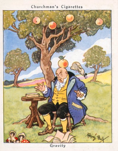 Gravity (barevná litografie) od René Bull