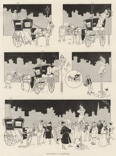 Záhada kabiny Hansom od René Bull