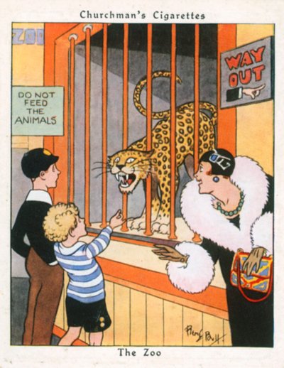 Zoo (barevná litografie) od René Bull