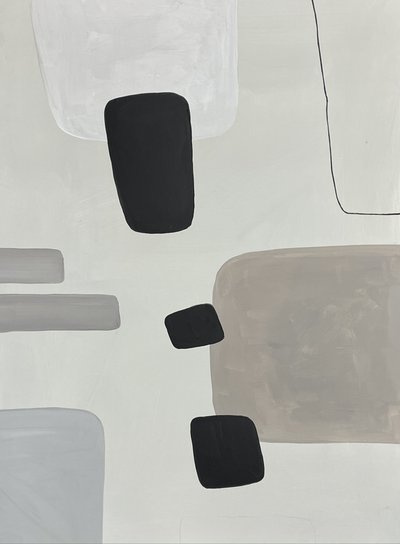Abstraktní minimalistické tvary od Renate Holzner