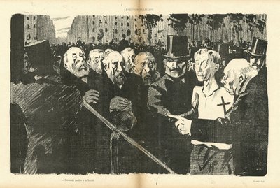 Ilustrace Hermanna Paula (1864-1940) v Le Canard Sauvage od Rene George Hermann Paul