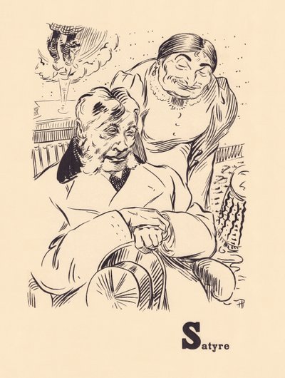 S jako Satyr od Rene George Hermann Paul
