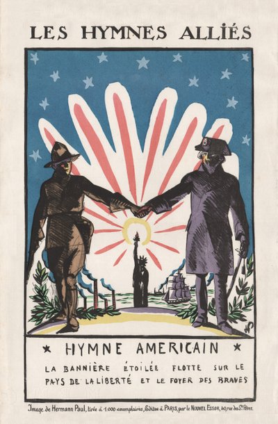 Spojenecké hymny, 1917 od Rene George Hermann Paul