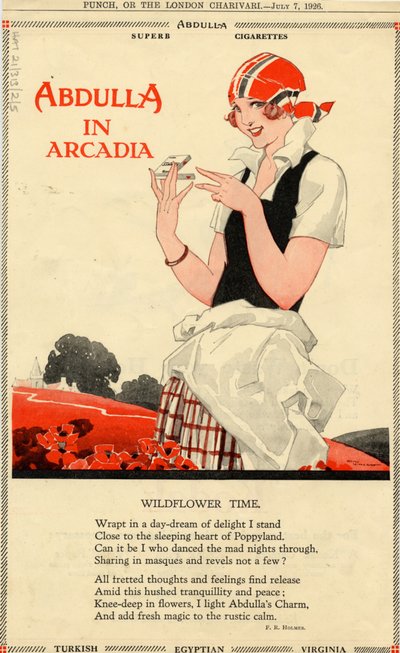 Cigarety Abdulla, 1926 od Rene Vincent