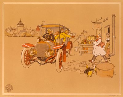 Reklamní plakát na vozy Berliet, 1906 od Rene Vincent