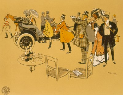 Reklamní plakát na vozy Berliet, 1906 od Rene Vincent