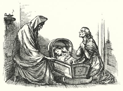 Hans Christian Andersen: Příběh matky (litho) od Rex (after) Whistler