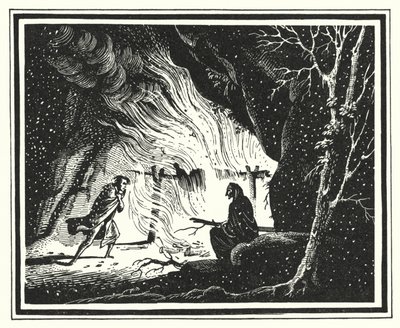 Hans Christian Andersen: Rajská zahrada (litho) od Rex (after) Whistler