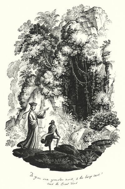 Hans Christian Andersen: Rajská zahrada (litho) od Rex (after) Whistler