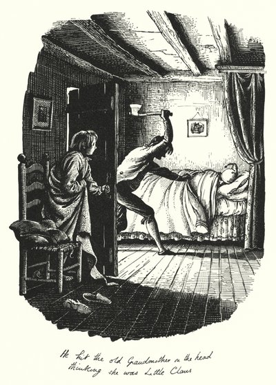 Hans Christian Andersen: Velký Claus a malý Claus (litho) od Rex (after) Whistler