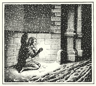 Hans Christian Andersen: The Little Match Girl (litho) od Rex (after) Whistler