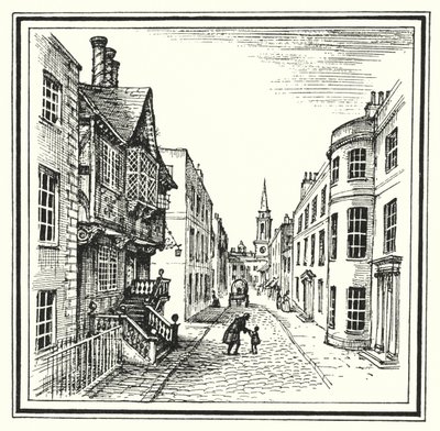 Hans Christian Andersen: The Old House (litho) od Rex (after) Whistler