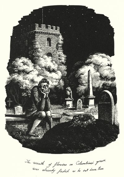 Hans Christian Andersen: Co viděl Měsíc (litho) od Rex (after) Whistler