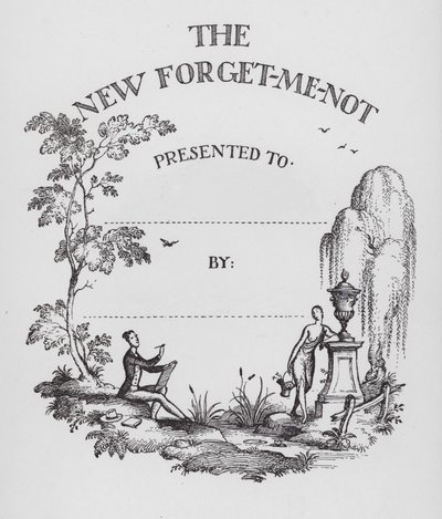 The New Forget-Me-Not … Prezentováno … Autor (litho) od Rex (after) Whistler