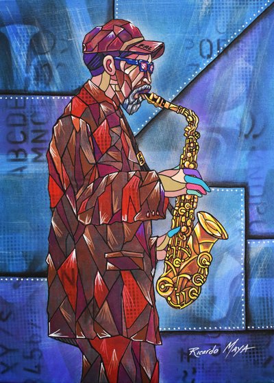 Geometrický jazzman od Ricardo Maya