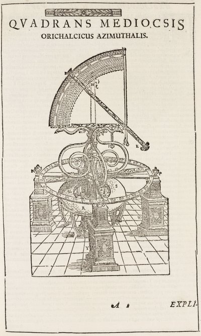 Kvadrant Tycha Brahe (převrácený), c 1577 od John Pardon