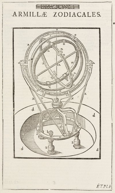Zodiakální armilární sféra Tycha Brahe, před rokem 1570 od John Pardon