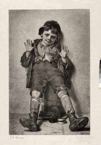 Im Perfectly Happy, 1886. od Richard Alexander Muller