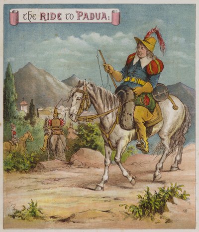 Ilustrace ke Zkrocení zlé ženy (chromolitho) od Richard Andre