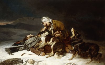 Ztraceni v bouři, od Richard Ansdell