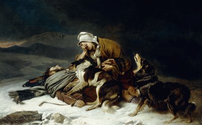 Ztraceni v bouři, od Richard Ansdell