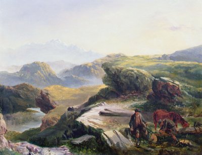 Dřevorubci (olej na plátně) od Richard Ansdell