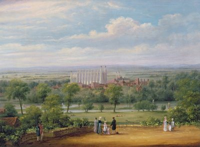 Eton College z terasy hradu Windsor od Richard Bankes Harraden