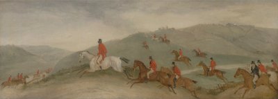 Foxhunting: Road Riders or Funkers (olej na plátně) od Richard Barrett Davis