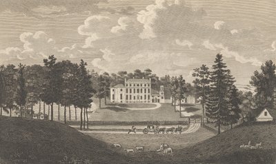 Bradborne, poblíž Sevenoke, v hrabství Kent, od Edwarda Hasteda, The History and ..., 1777-90. od Richard Bernard Godfrey