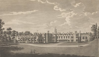 Knole, poblíž Sevenoke, v hrabství Kent, dříve palác patřící Archiep..., 1777-90. od Richard Bernard Godfrey