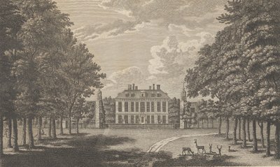 Langley Park, poblíž Beckenham v Kentu, od Edwarda Hasteda, The History and Topographical ..., 1776. od Richard Bernard Godfrey