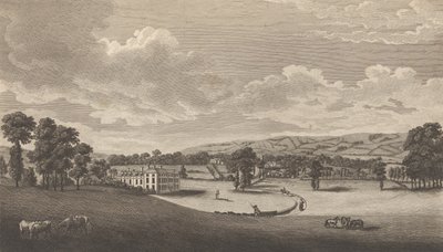 Preston Hall v Aylesfordu, v hrabství Kent, od Edwarda Hasteda, The History and..., 1777-90. od Richard Bernard Godfrey
