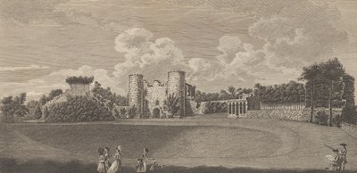 Hrad Tunbridge v hrabství Kent, od Edwarda Hasteda, Historie a..., 1777-90. od Richard Bernard Godfrey