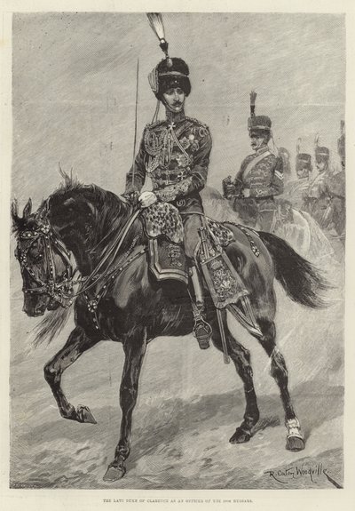 Zesnulý vévoda z Clarence (rytina) od Richard Caton II (after) Woodville