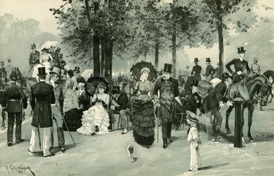 V řadě, Hyde Park od Richard Caton Woodville
