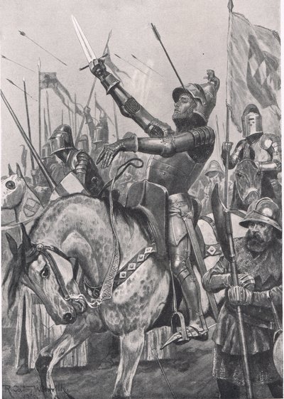 The Death of Henry Hotspur, 21. července 1403, ilustrace z 