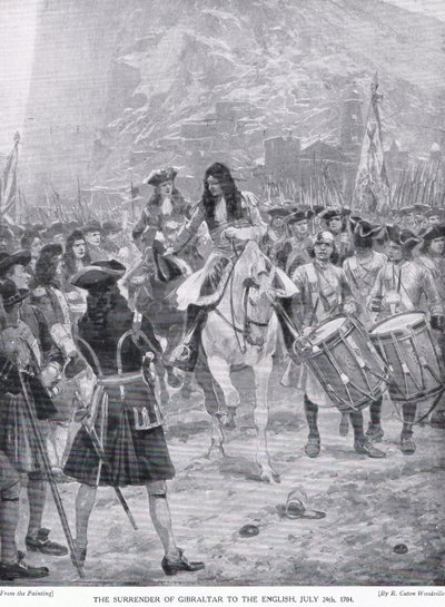 Kapitulace Gibraltaru, cca 1910 od Richard Caton Woodville