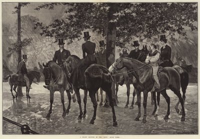 Ostrá sprcha v řadě, Hyde Park od Richard Caton Woodville junior