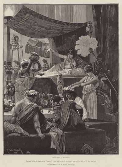 Kleopatra od H Ridera Haggarda od Richard Caton Woodville junior